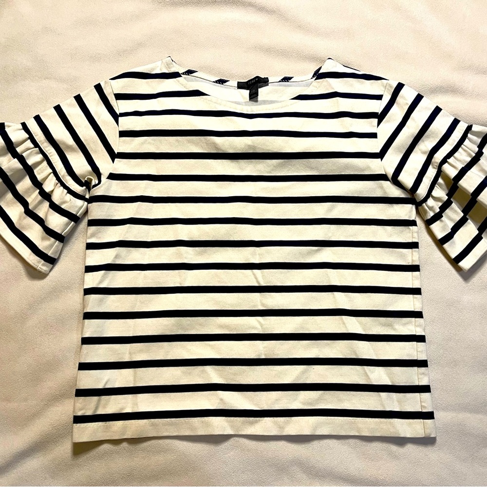 EUC J. Crew Striped Top